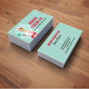 Visita Tarjeta de presentación de guionista de peluquería