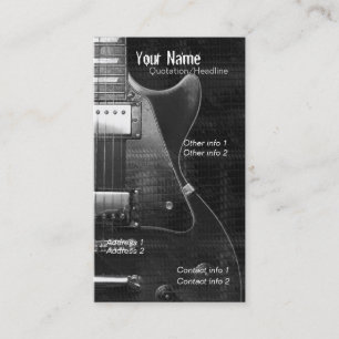 Visita Tarjeta de presentación de GUITARRA "GREYZ"