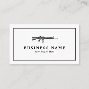 Visita Tarjeta de presentación de Gun Shop