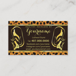 Visita Tarjeta de presentación de Hair Stylist Cosmetolog