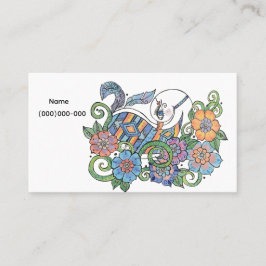 Visita Tarjeta de presentación de Henna