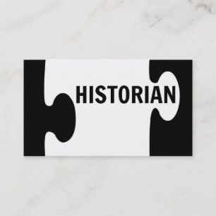 Visita Tarjeta de presentación de historiador puzzle Piec