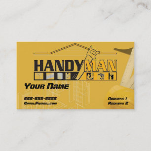 Visita Tarjeta de presentación de hombre práctico