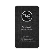 Tarjeta de presentación de iconos de puntos de red