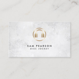 Visita Tarjeta de presentación de iconos para auriculares
