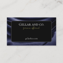 Visita Tarjeta de presentación de impresión metálica para