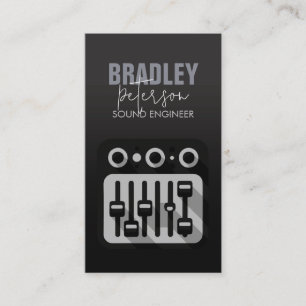 Visita Tarjeta de presentación de ingeniero de audio de i