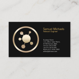 Visita Tarjeta de presentación de Ingeniero de Red de Pun