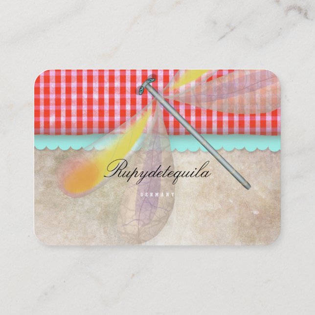 Visita Tarjeta de presentación de insectos (Reverso)