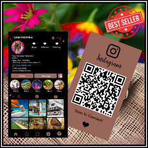 Visita Tarjeta de presentación de Instagram para agentes