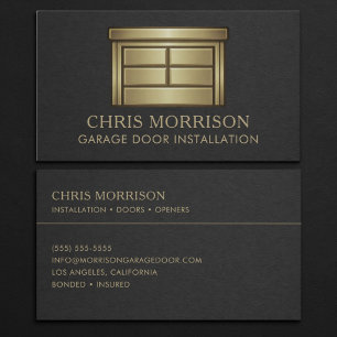 Visita Tarjeta de presentación de instalación de puertas 