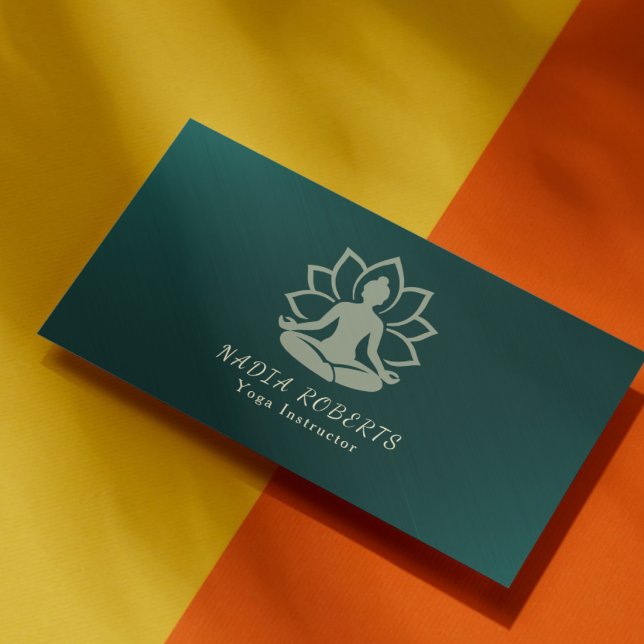Visita Tarjeta de presentación de instructor de yoga | Pl (Subido por el creador)