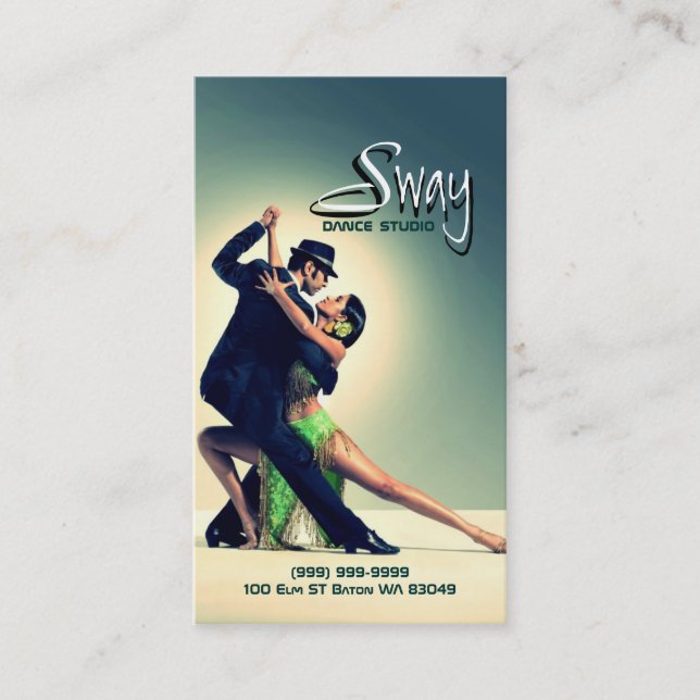 Visita Tarjeta de presentación de instructores de Dance S (Anverso)