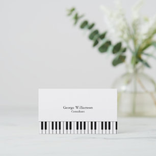 Visita Tarjeta de presentación de instrumentos de claves