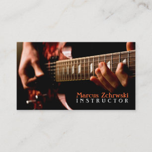 Visita Tarjeta de presentación de instrumentos de música 