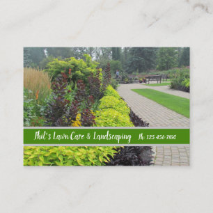Visita Tarjeta de presentación de jardinería inglesa