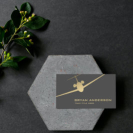 Visita Tarjeta de presentación de Jet Airplane