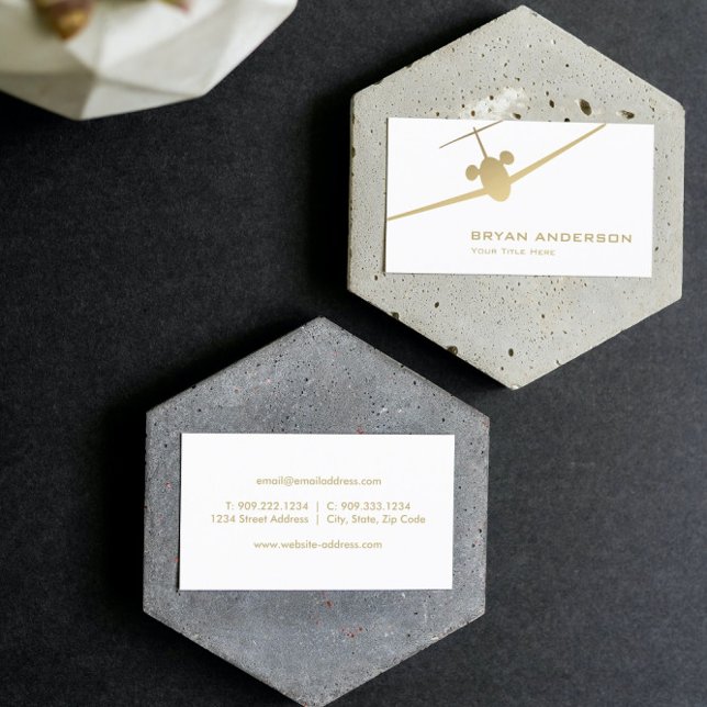 Visita Tarjeta de presentación de Jet Airplane (Subido por el creador)