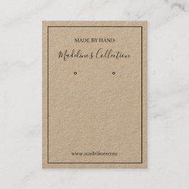 Visita Tarjeta de presentación de joyería personalizada c