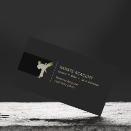 Visita Tarjeta de presentación de Karate
