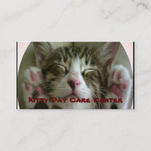 Visita Tarjeta de presentación de Kitty Day Care
