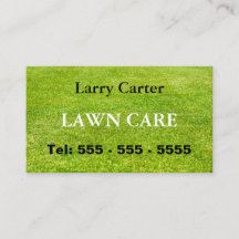 Tarjeta de presentación de la césped Green Grass G