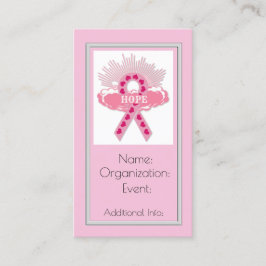 Visita Tarjeta de presentación de la cinta rosa Hope 2
