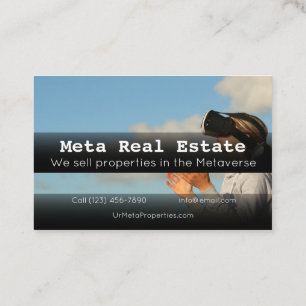 Visita Tarjeta de presentación de la empresa Metaverse Re