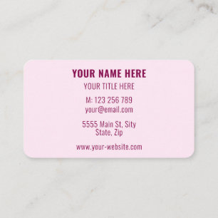 Visita Tarjeta de presentación de la empresa promocional 