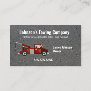Visita Tarjeta de presentación de la empresa Towing Tow T
