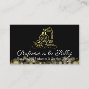 Visita Tarjeta de presentación de la loción del perfume d