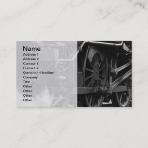 Visita Tarjeta de presentación de la Locomotora del Tren 