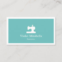 Tarjeta de presentación de la máquina de coser Sea