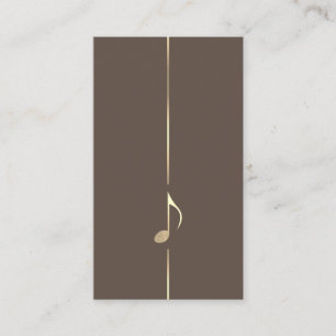 Visita Tarjeta de presentación de la octava nota musical 
