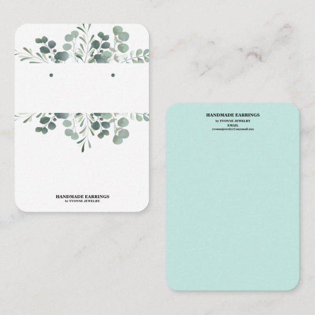 Visita Tarjeta de presentación de la pantalla de energía  (Anverso / Reverso)