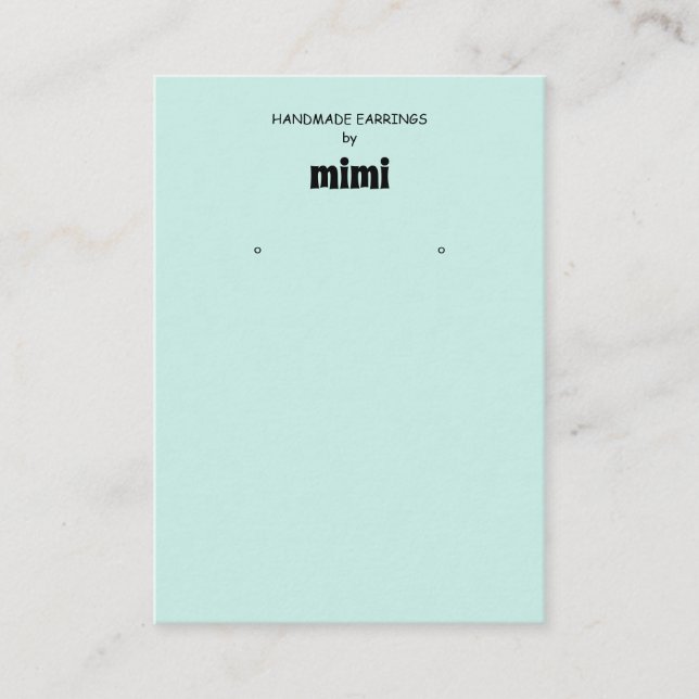 Visita Tarjeta de presentación de la pantalla Green Bible (Anverso)