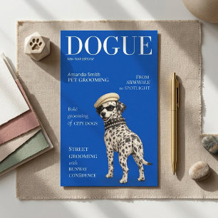 Visita Tarjeta de presentación de la revista Dogue Dalmat