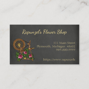 Visita Tarjeta de presentación de la tienda de flores Cou