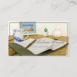 Visita Tarjeta de presentación de lápiz para bloc de nota