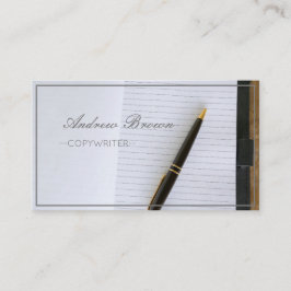 Visita Tarjeta de presentación de lápiz para PC-escritor