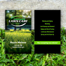 Tarjeta de presentación de Lawn Care