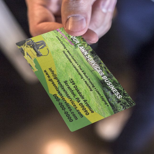 Visita Tarjeta de presentación de Lawn Service Company (Subido por el creador)