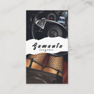 Visita Tarjeta de presentación de lencería
