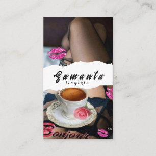 Visita Tarjeta de presentación de lencería