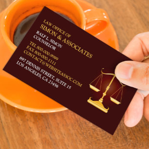Visita Tarjeta de presentación de leyes