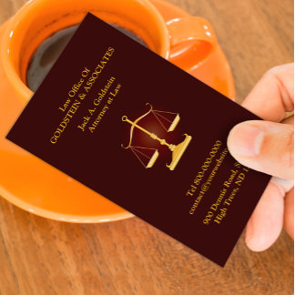 Visita Tarjeta de presentación de leyes