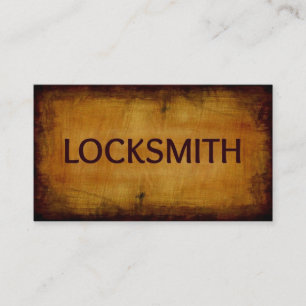 Visita Tarjeta de presentación de locksmith