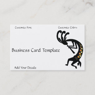 Visita Tarjeta de presentación de Logo Kokopelli