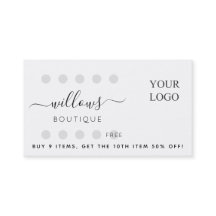 Tarjeta de presentación de logotipo