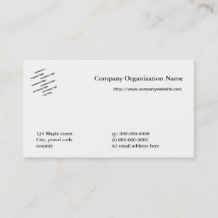 Visita Tarjeta de presentación de logotipo de empresa mul